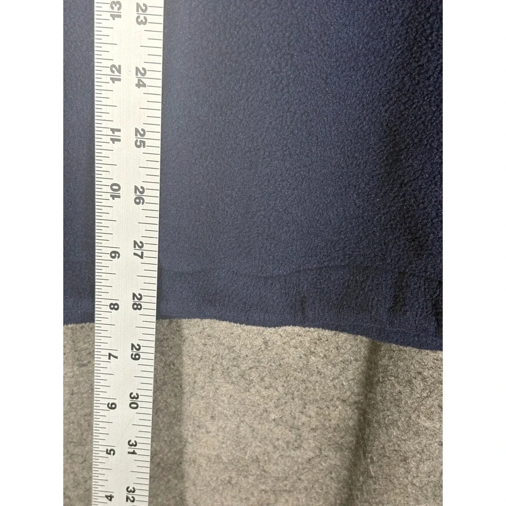 Vintage Columbia Fleece Pullover Mens 2XL Navy Blue Snap T Neck WS6073 F99 USA